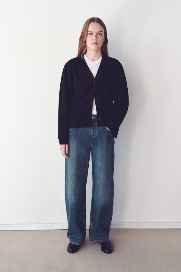 Tamsin Wool Cashmere Knit Cardigan