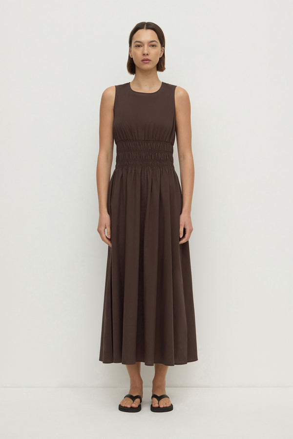 Abigail_Cotton_Shirred_Dress_Cocoa_0011
