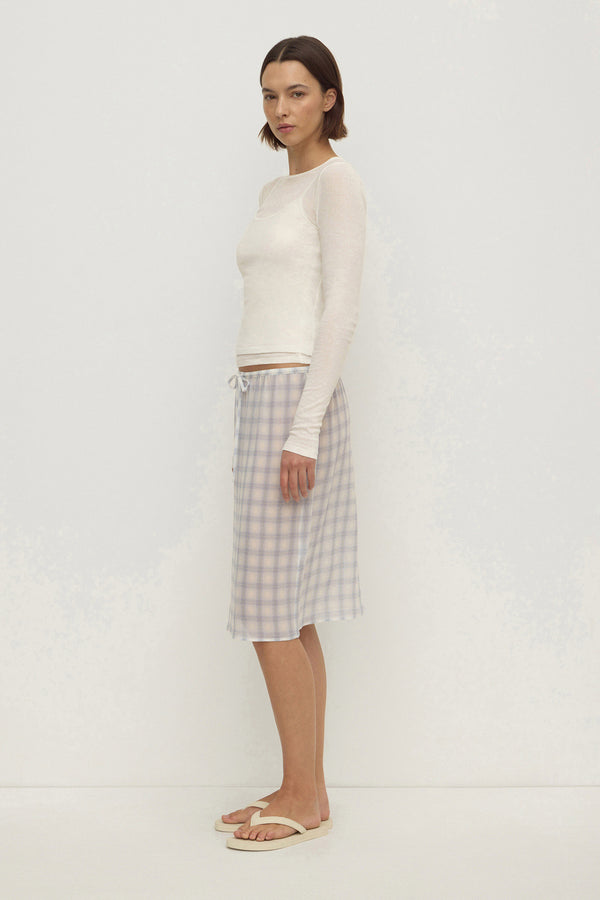 Adeline_Silk_Georgette_Skirt_Blue_Check_2116