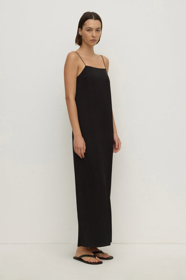 Amaris_Silk_Straight_Maxi_Dress_Black_2275