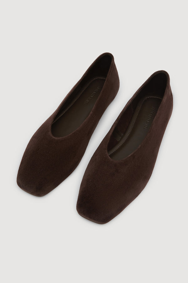 Andrea Leather Ballet Flat