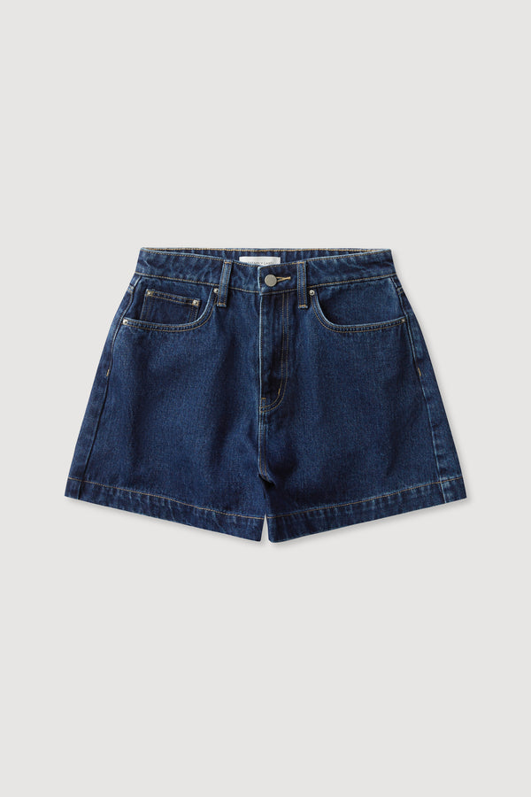 Boxy Denim Short