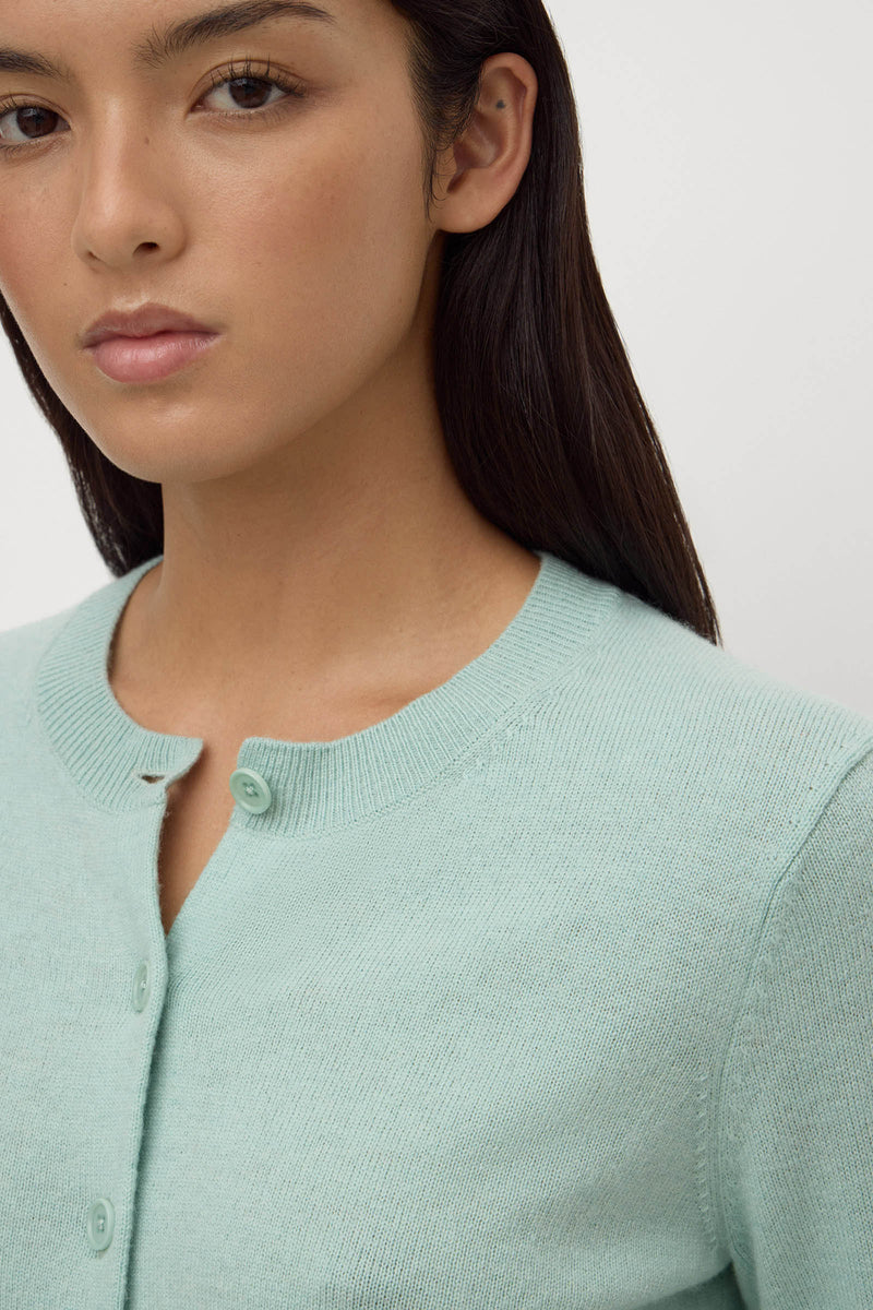 Womens Benny Knit Cardigan Mint | Assembly Label – Assembly Label