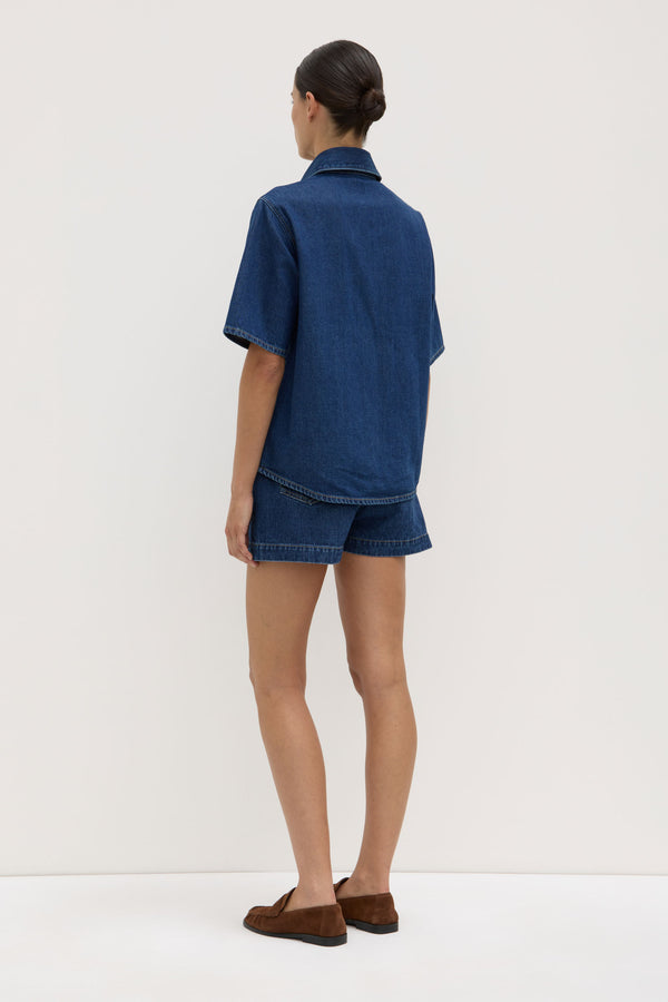 Boxy_Denim_Short_Sleeve_Shirt_Heritage_Blue_1723jpeg