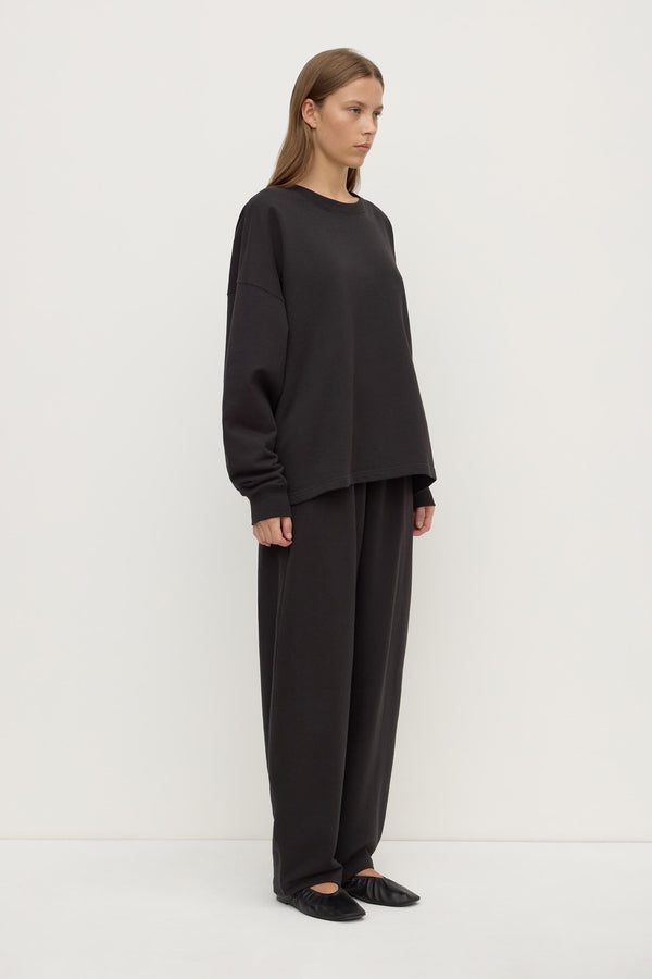 Brushed Cotton Lounge Sweater