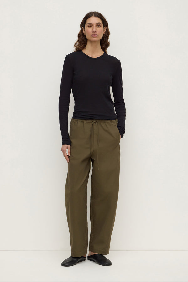 Brynn_Brushed_Cotton_Twill_Pant_Army_1105