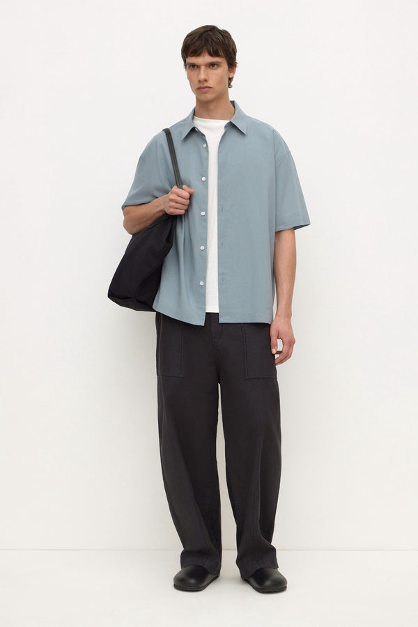 Franco_Short_Sleeve_Shirt_Steel_Blue_1099