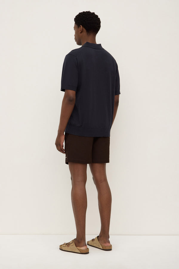 Henry Knit Polo True Navy-4