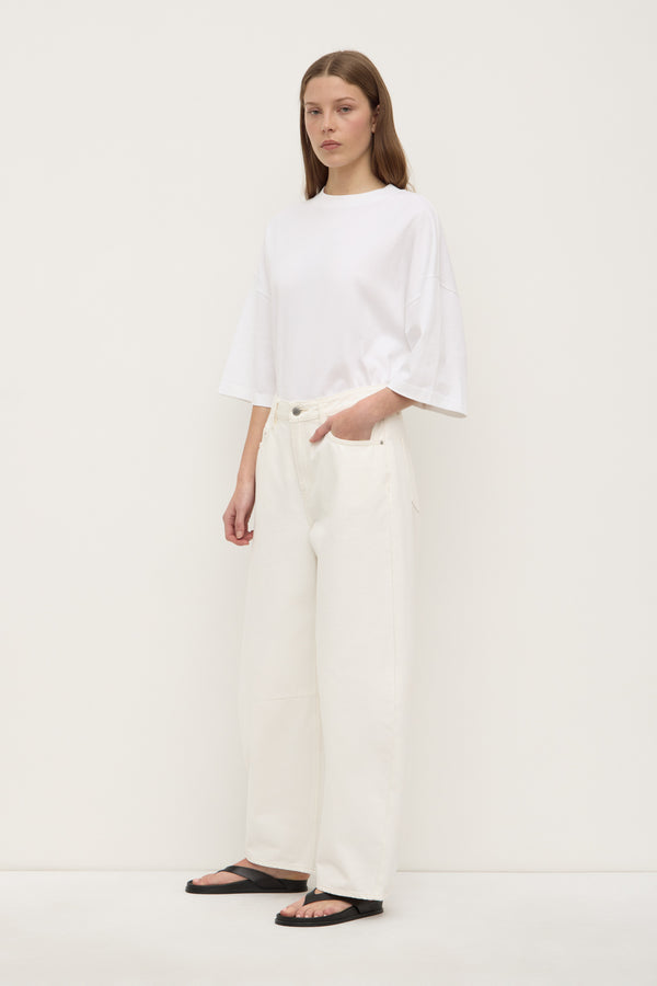 High Rise Barrel Jean