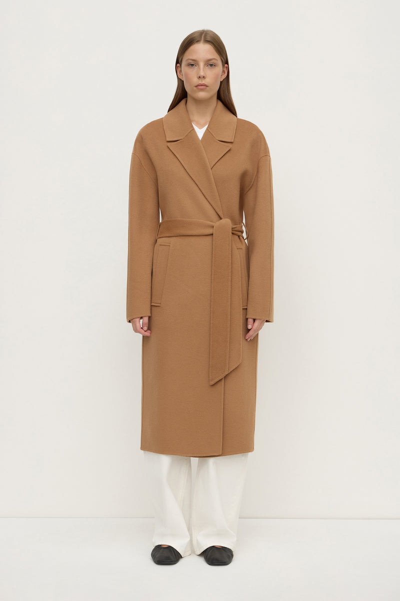 Womens Ivy Wool Coat Camel | Assembly Label – Assembly Label
