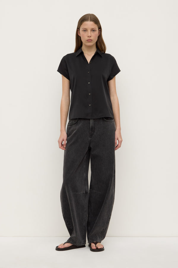 Karri Silk Short Sleeve Shirt