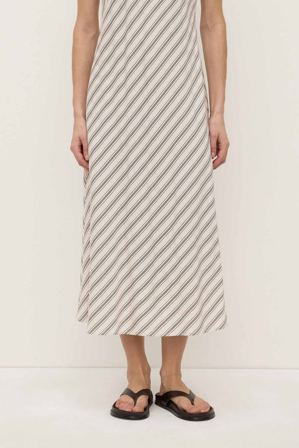 Lenny_Stripe_Midi_Dress_Cream_Black_1803