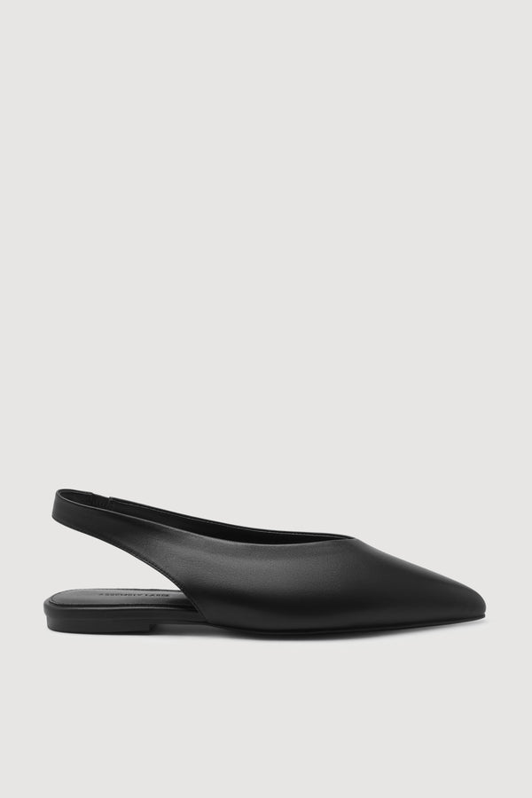 Lila Leather Sling Back
