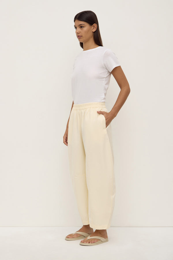 Lola Barrel Pant Butter-4