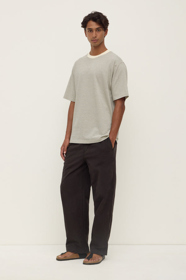 Malone_Stripe_Short_Sleeve_Tee_Black_Cream_0700