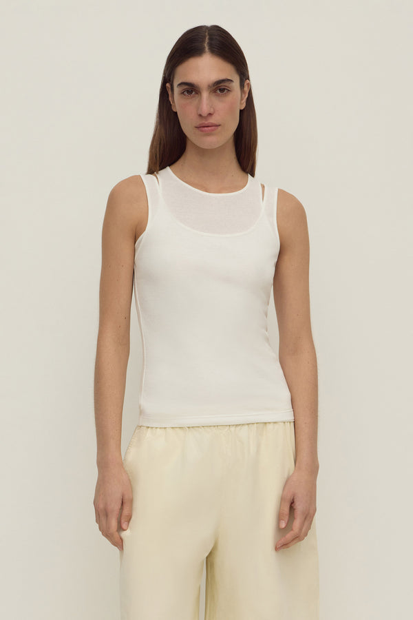 Mika Jersey Layered Tank