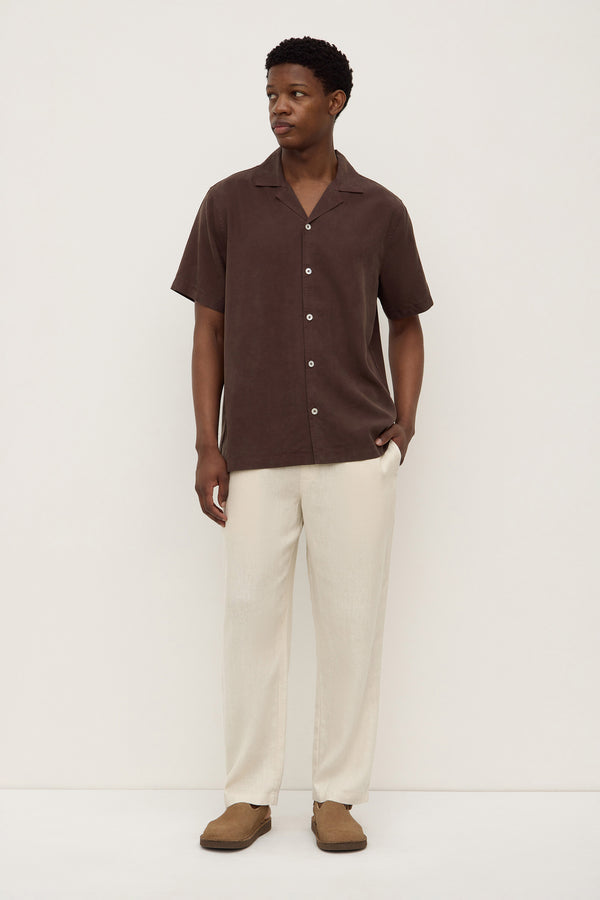 Miller Short Sleeve Shirt Ganache-2