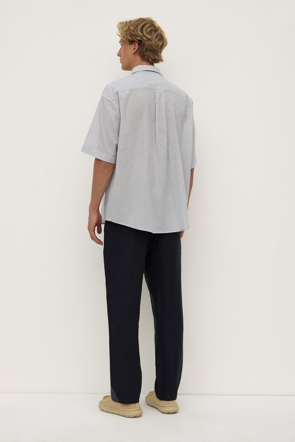 Olly_Short_Sleeve_Shirt_Graphite_White_1357