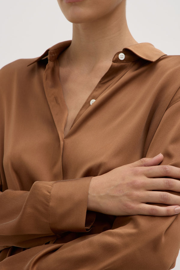 Pippa_Silk_Long_Sleeve_Shirt_Bronze_1672 1jpeg