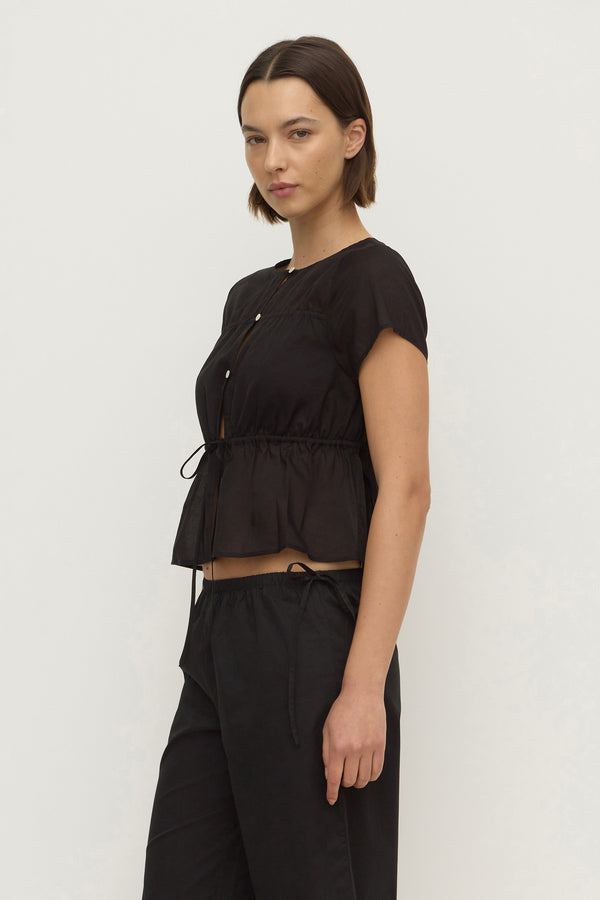 Quinn Voile Tie Top