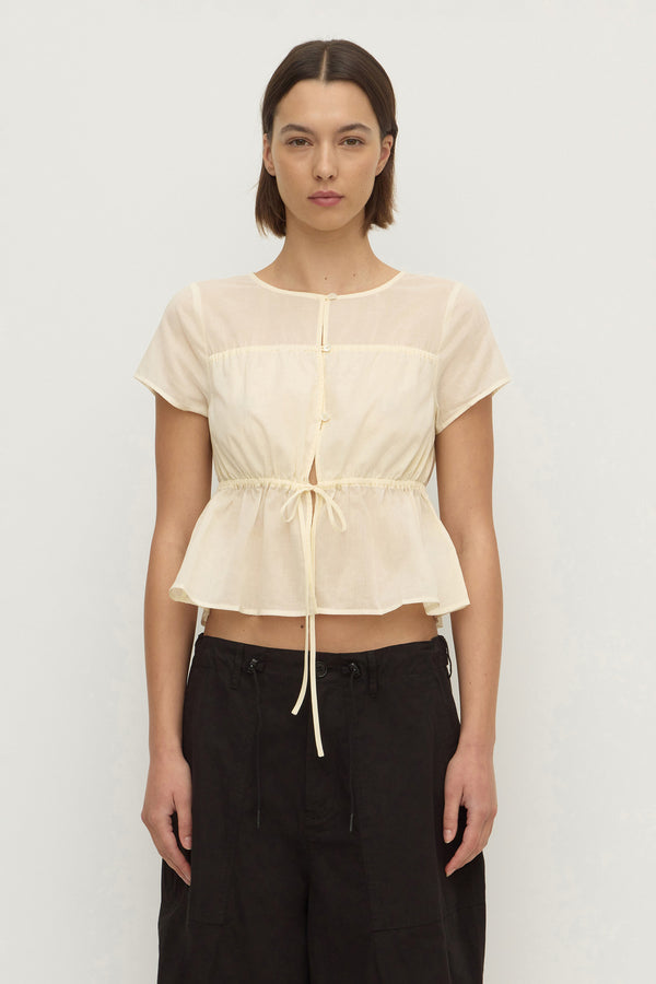 Quinn Voile Tie Top