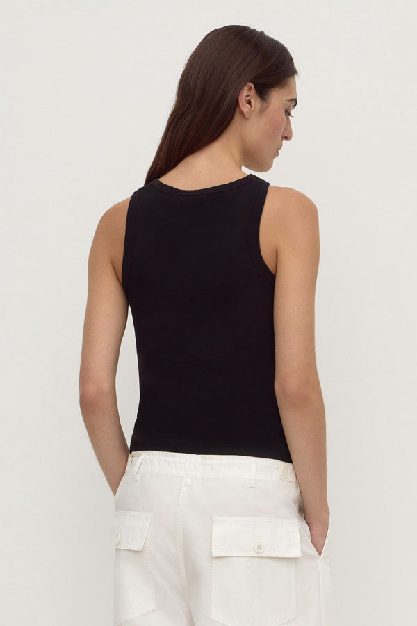 Robyn Scoop Neck Rib Tank