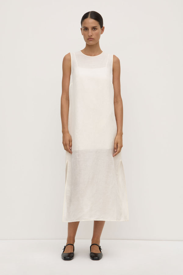 Sabrina Silk Blend Midi Dress