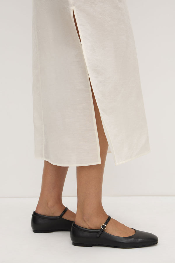 Sabrina Silk Blend Midi Dress