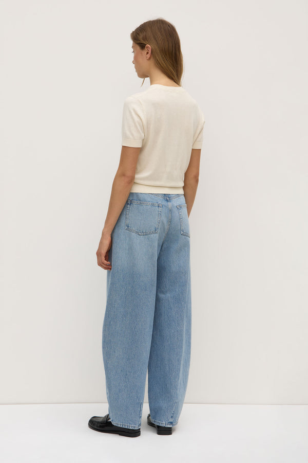 Semra Cotton Cashmere Short Sleeve Cardigan