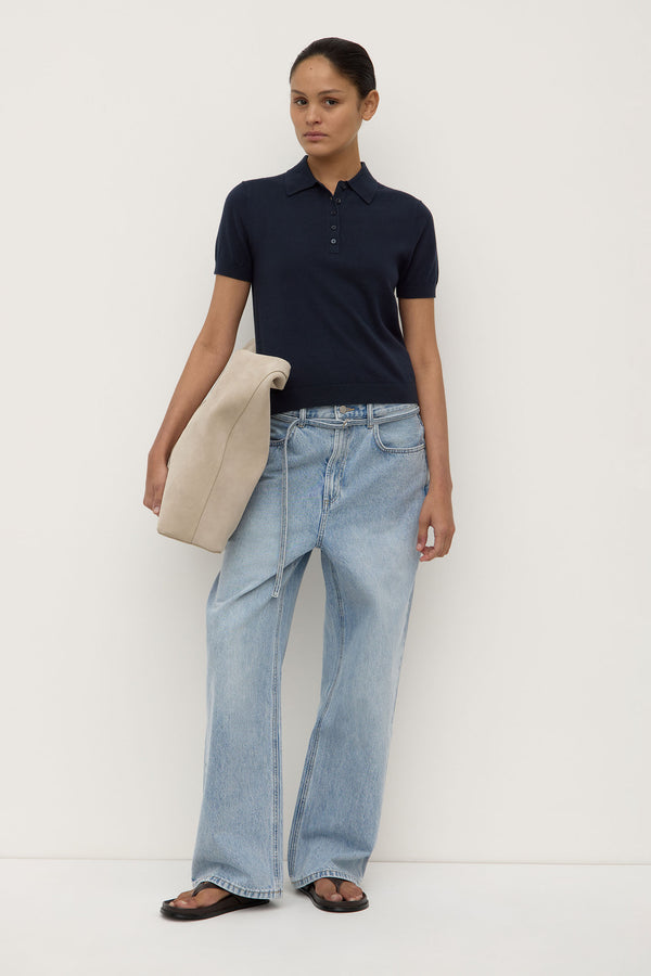 Sloane Cotton Cashmere Polo