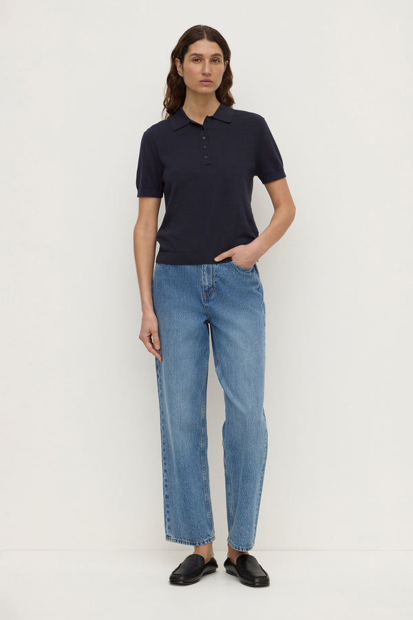 Sloane Cotton Cashmere Polo