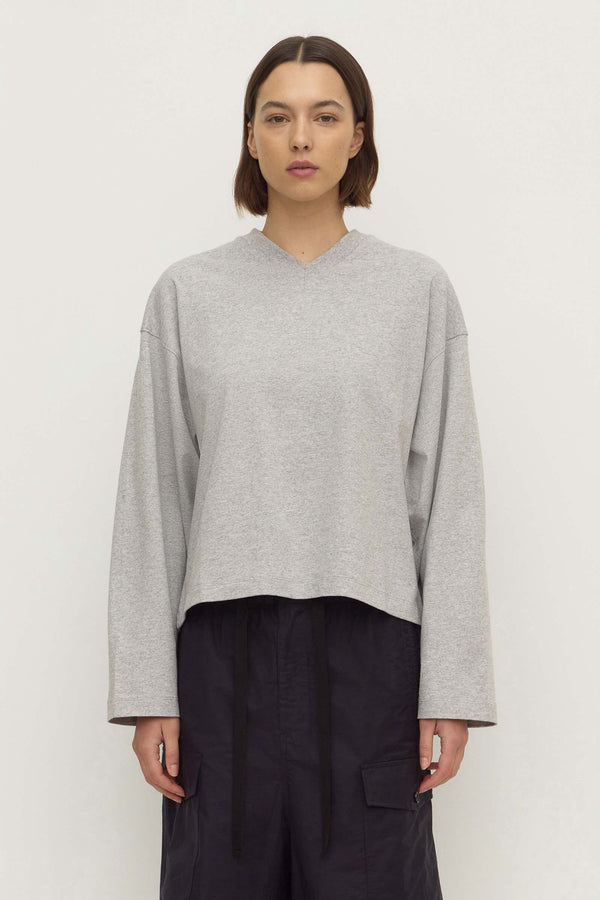 Stella V Neck Long Sleeve Tee