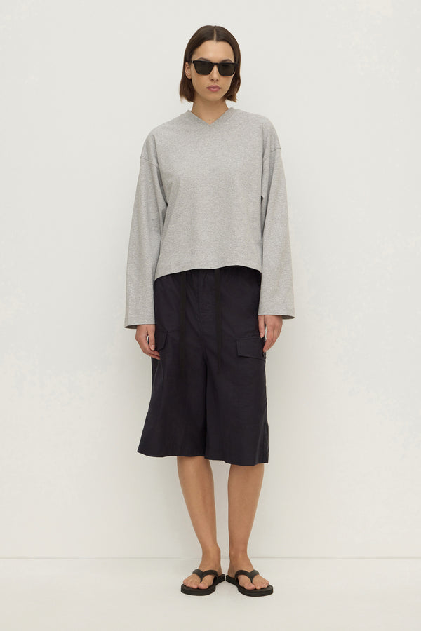 Stella V Neck Long Sleeve Tee