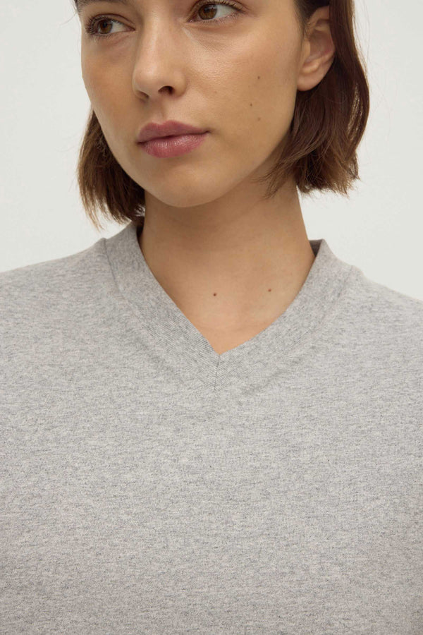 Stella V Neck Long Sleeve Tee