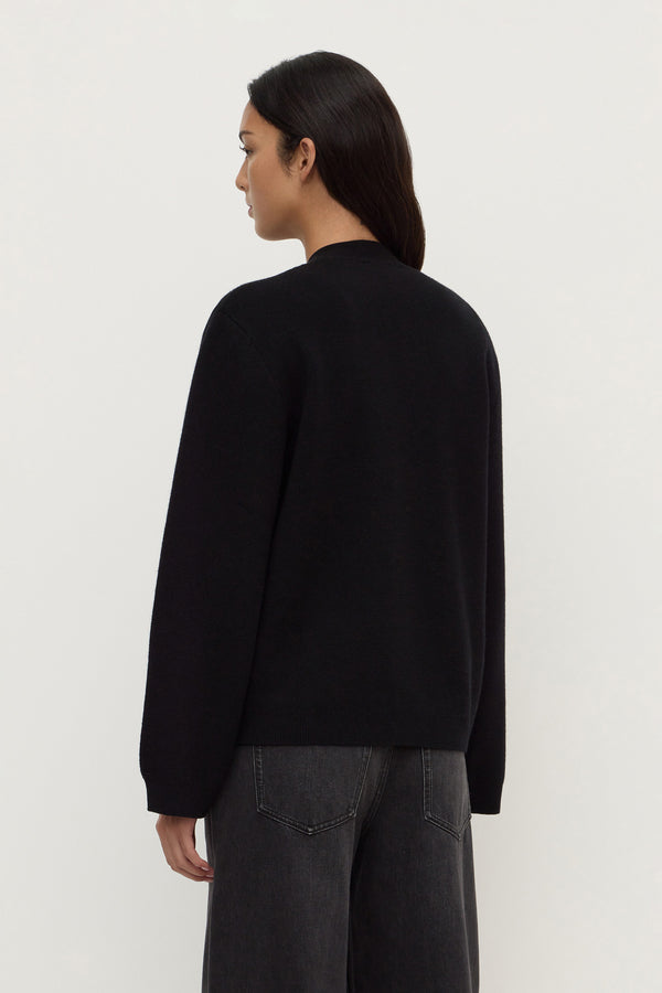 Tamsin Wool Cashmere Knit Cardigan