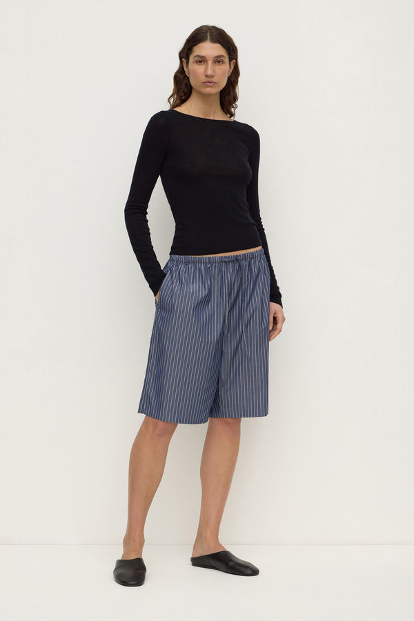 Tara_Cotton_Stripe_Short_Washed_Navy_Stripe_0562