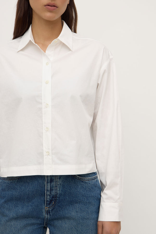 Tessa Poplin Cropped Shirt