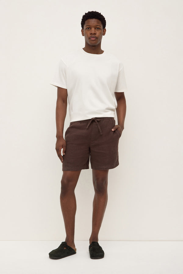 Tide Linen Short Ganache-2