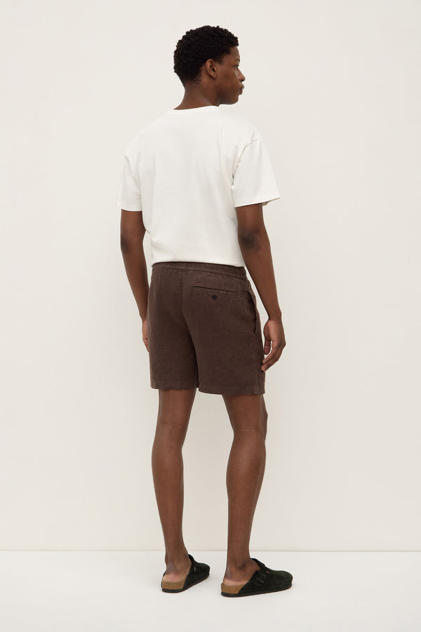 Tide Linen Short Ganache-4