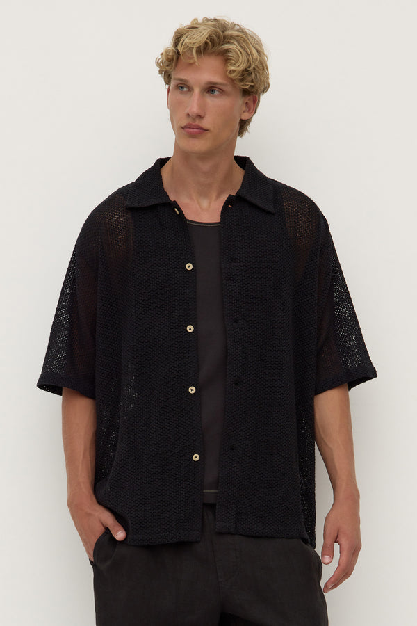 Tristan_Short_Sleeve_Shirt_Black_1314