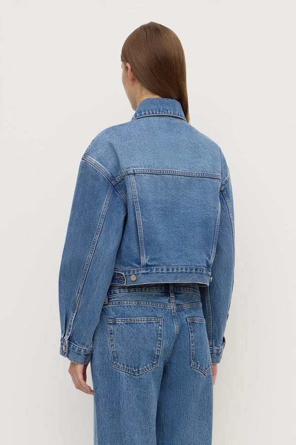 Womens Cropped Denim Jacket