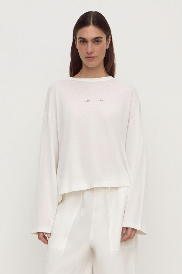 Womens Slow Burn Wide Sleeve Tee