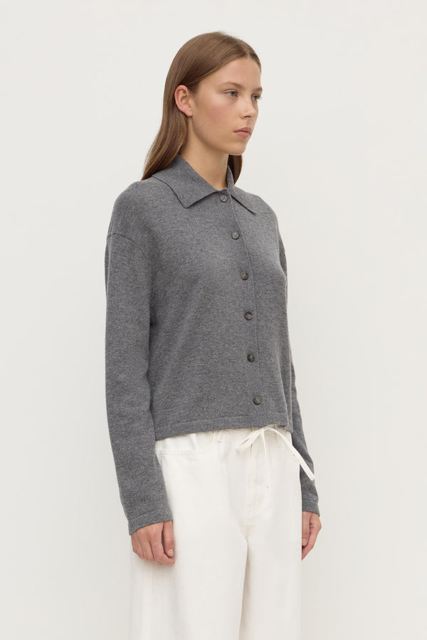 Wool Cashmere Knit Cardigan