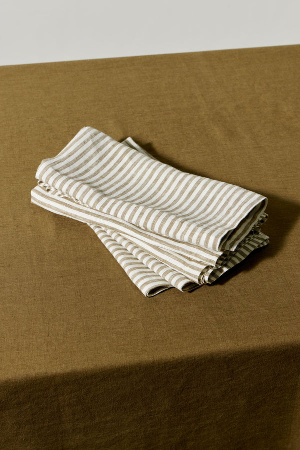 Linen Table Cloth Olive