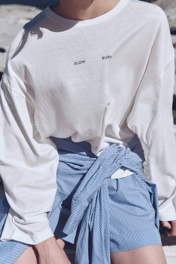 Womens Slow Burn Wide Sleeve Tee
