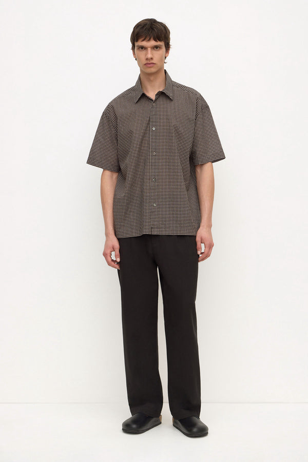 Alta_Check_Short_Sleeve_Shirt_Brown_Black_0688