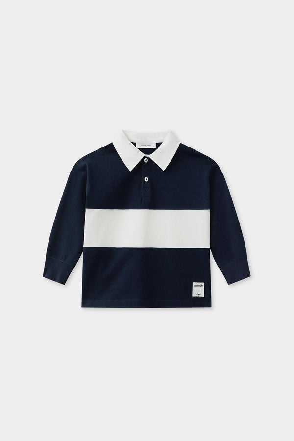 Kids Stripe Rugby Polo