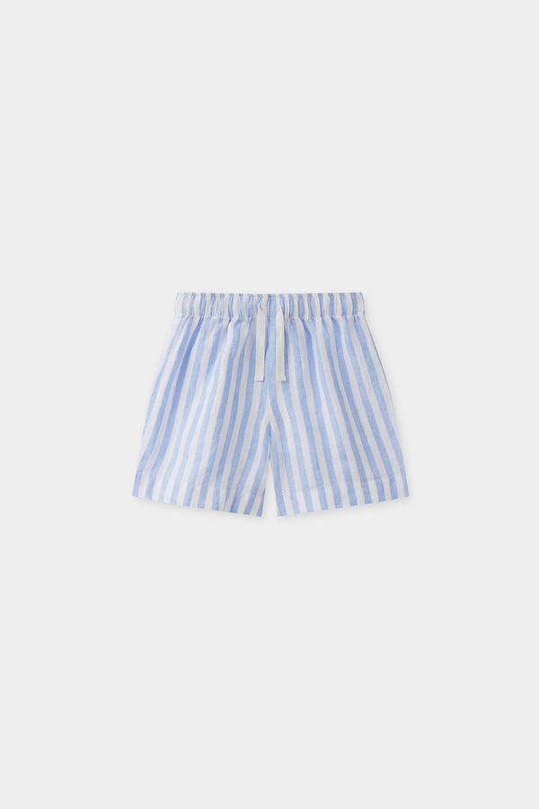 Kids Recess Linen Stripe Short