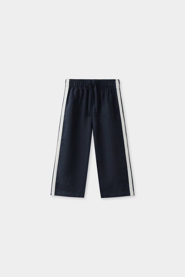 Kids Linen Racer Pant