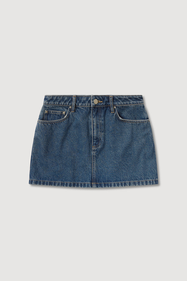 Callista Denim Mini Skirt